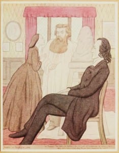 MRS TENNYSON: 'You know, Mr. Woolner, I'm one of the most un-meddlesome of women; but—when (I'm only asking), when do you begin modelling his halo?'